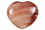 Polished Carnelian Agate Hearts - 1.25 to 1.5" Size - Photo 2